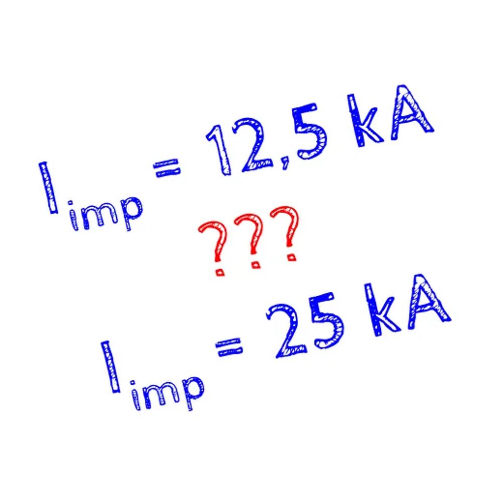 Выбор УЗИП по току импульса Iimp 12,5кА или 25кА?
