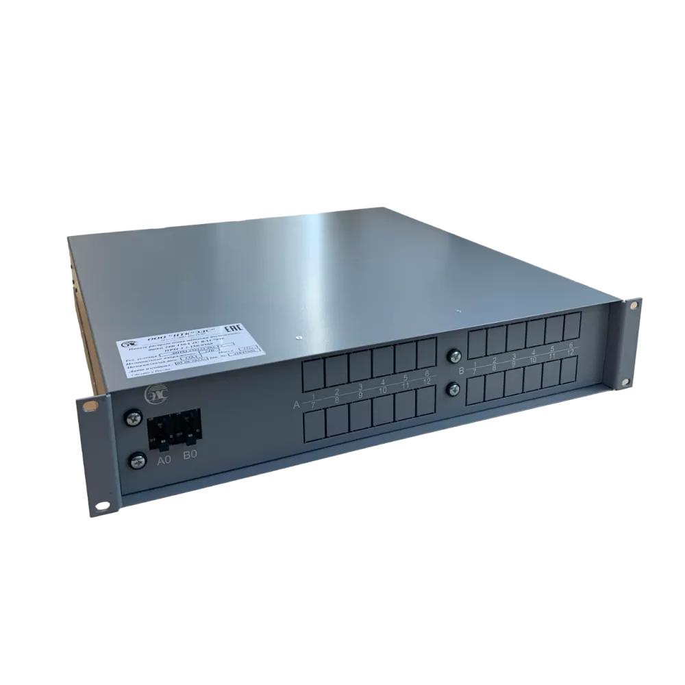 ПРП-1.2.150.1 48В DC 150А 2U 19" на 24 автомата нагрузки