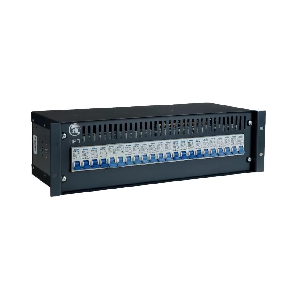 ПРП-2.3.63.1 ПРП 230В AC 63А 3U 19" Ввод 63А, 22 модульных автоматов нагрузки