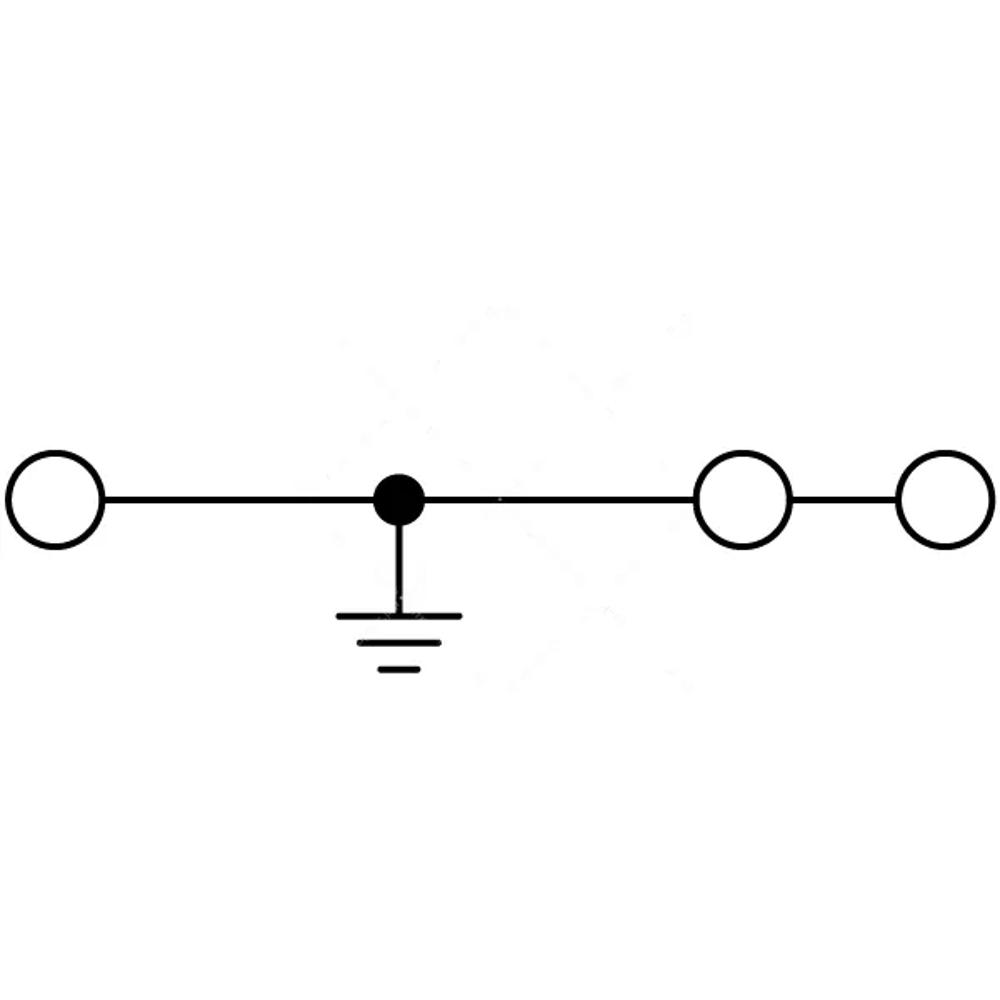 RNS 2,5-TWIN-PE - Клемма заземляющая, CHIKU