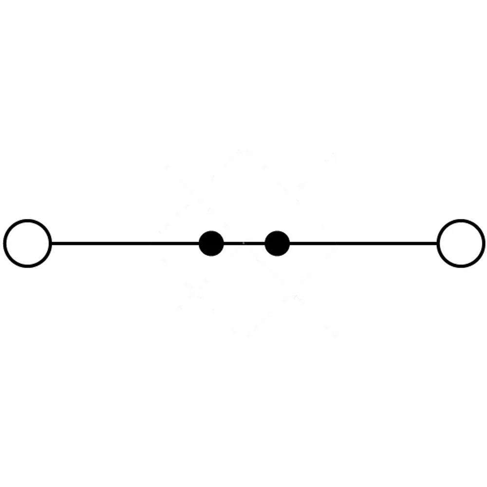 RUT 4 - Клемма проходная, CHIKU