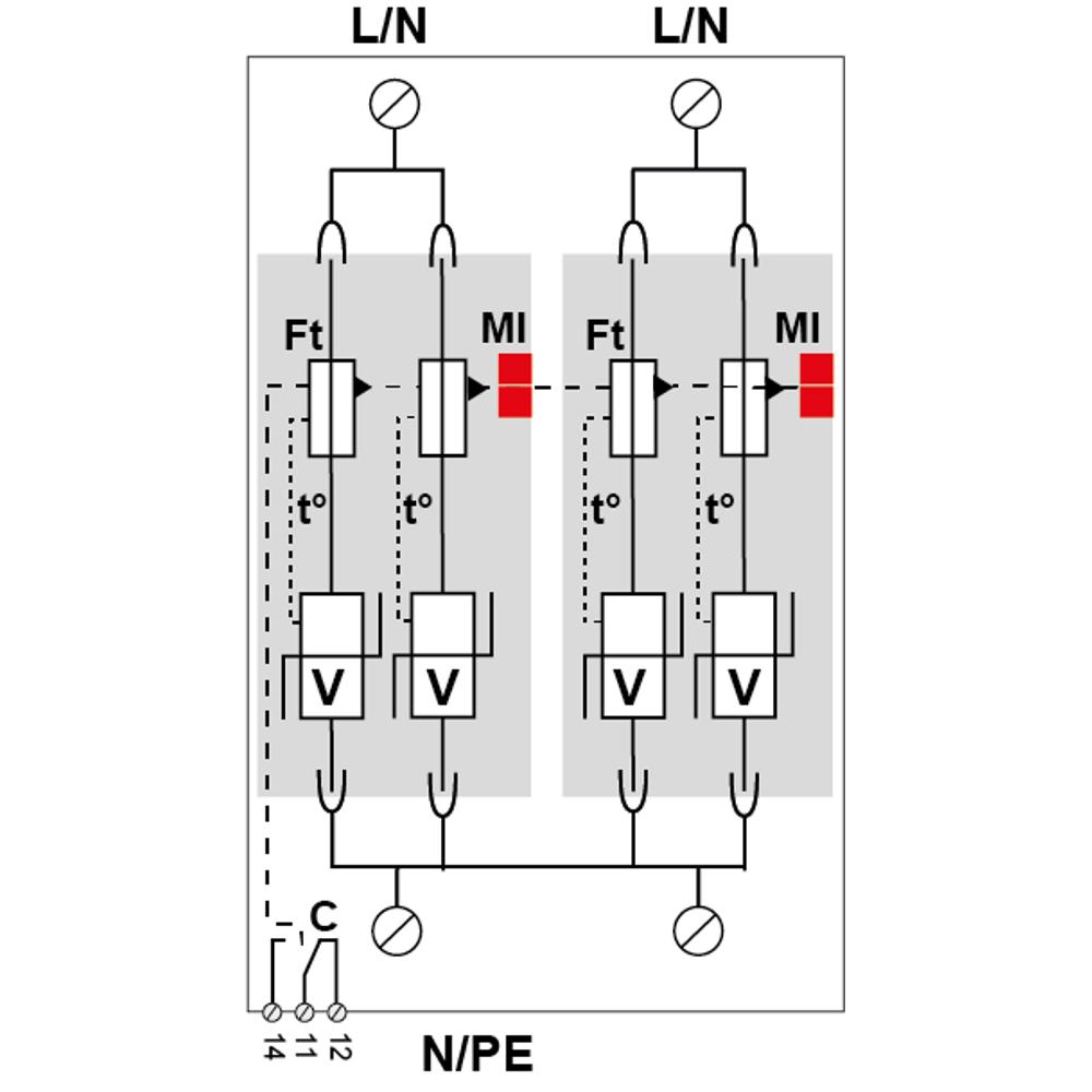 Устройство защиты от импульсных перенапряжений УЗИП CITEL DS72RS-48DC (492121)