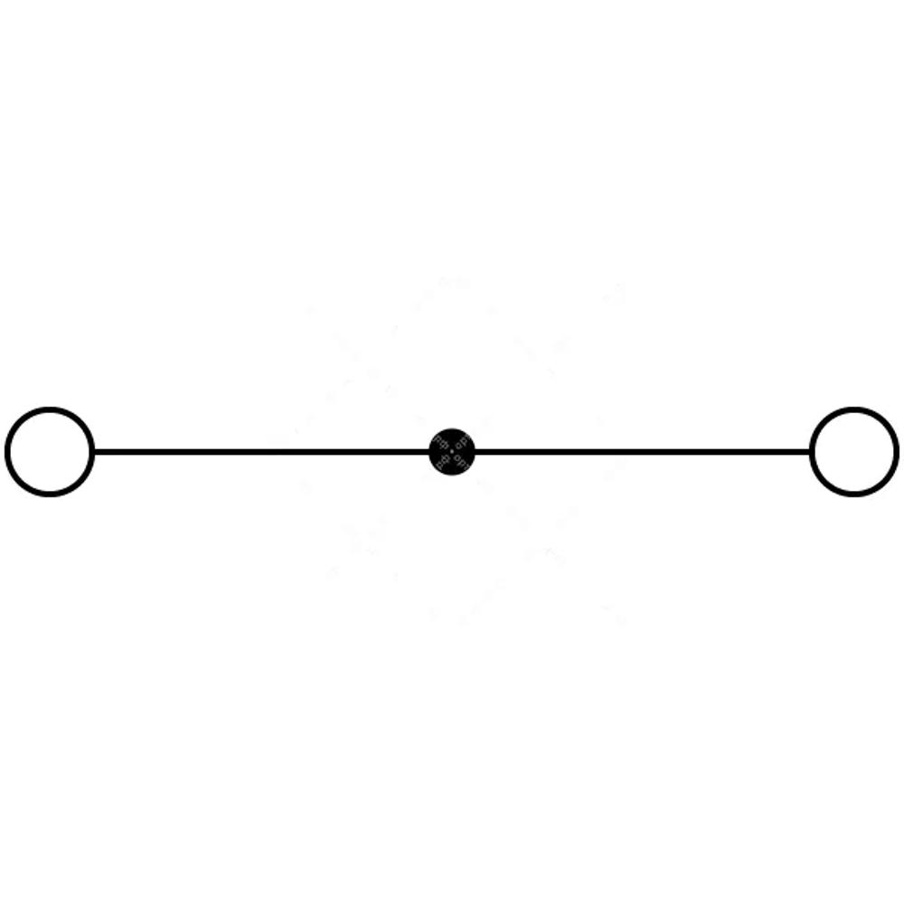 RTB 2,5B - Клемма проходная, CHIKU