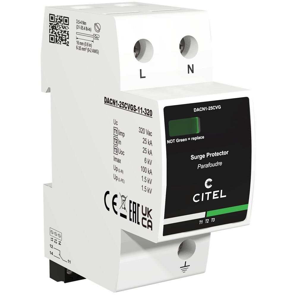 УЗИП CITEL DACN1-25CVGS-11-320 (64182), компактный, Iimp 25 кА