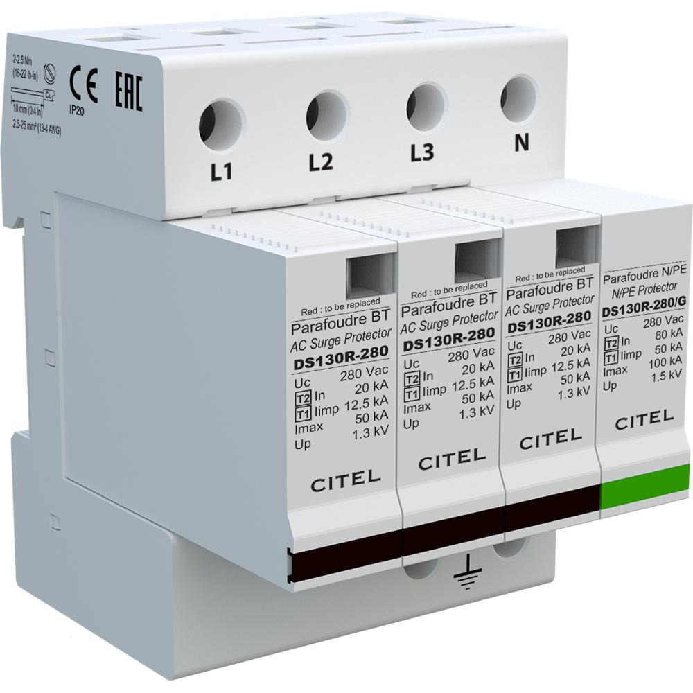 УЗИП CITEL DS134RS-280/G (571134), тип 1+2