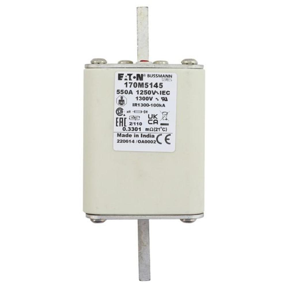 170M5145 Быстрый предохранитель 550A 1250V 2/110 AR CU