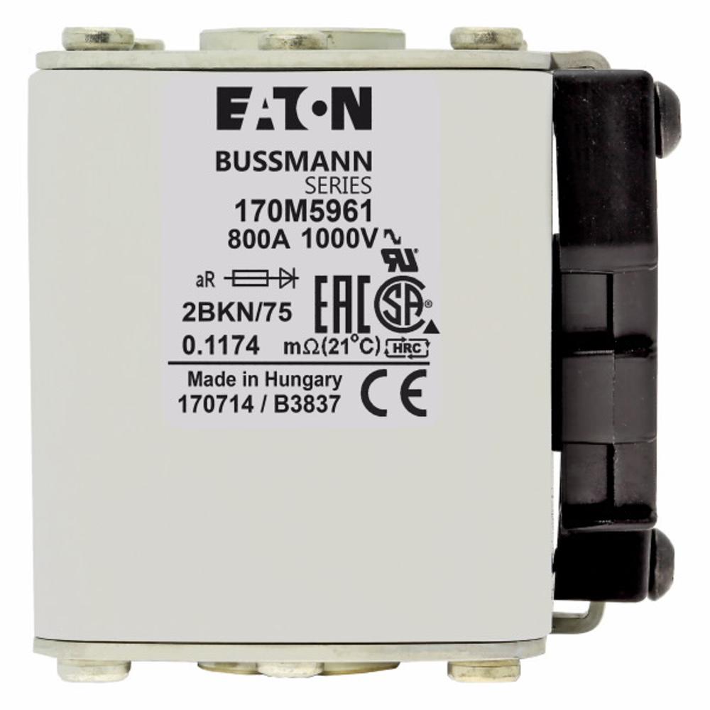 170M5961 Быстрый предохранитель 800A 1000V 2BKN/75 AR UR