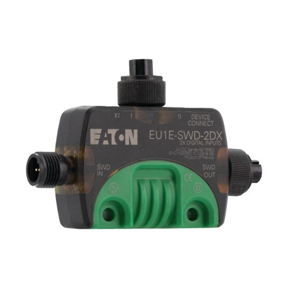 EU1E-SWD-2DX SWD T-Connector модуль ввода/вывода IP67, 24 В пост. тока, два входа с питанием, одно гнездо входа/выхода M12
