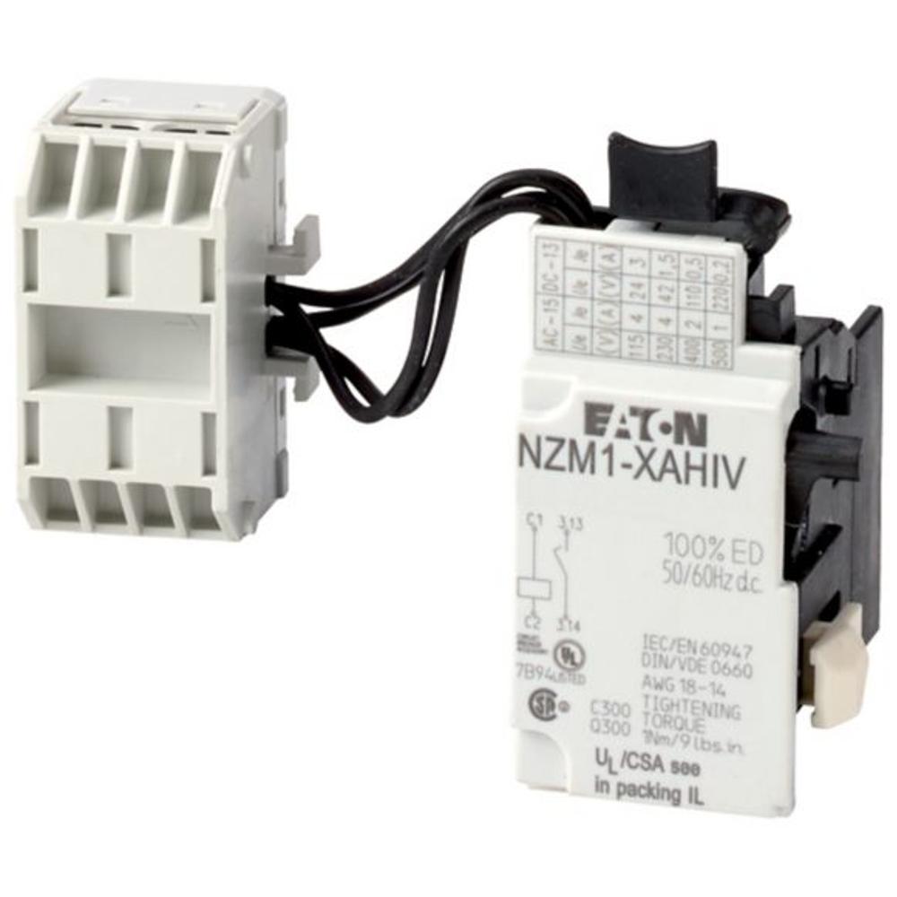 NZM1-XAHIV110-130AC/DC Независимый расцепитель, 110-130В AC/DC, + 1НО доп. контакт