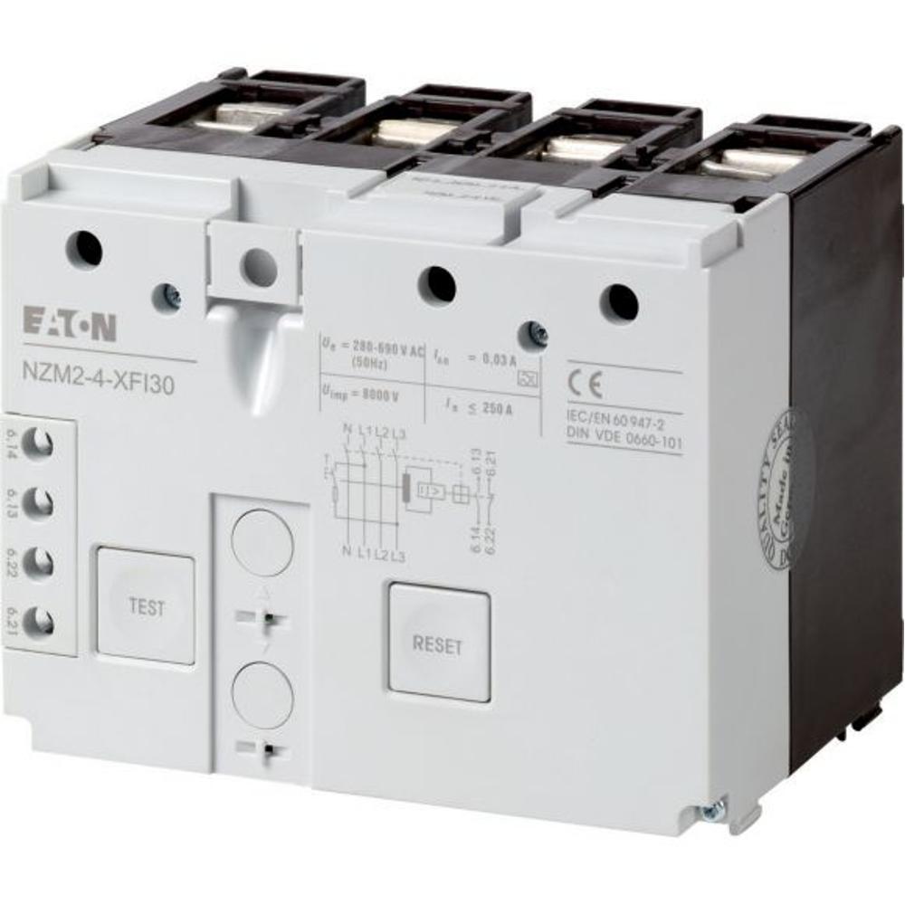 NZM2-4-XFI30 Расцепитель токов утечки, 30 мА, 4P