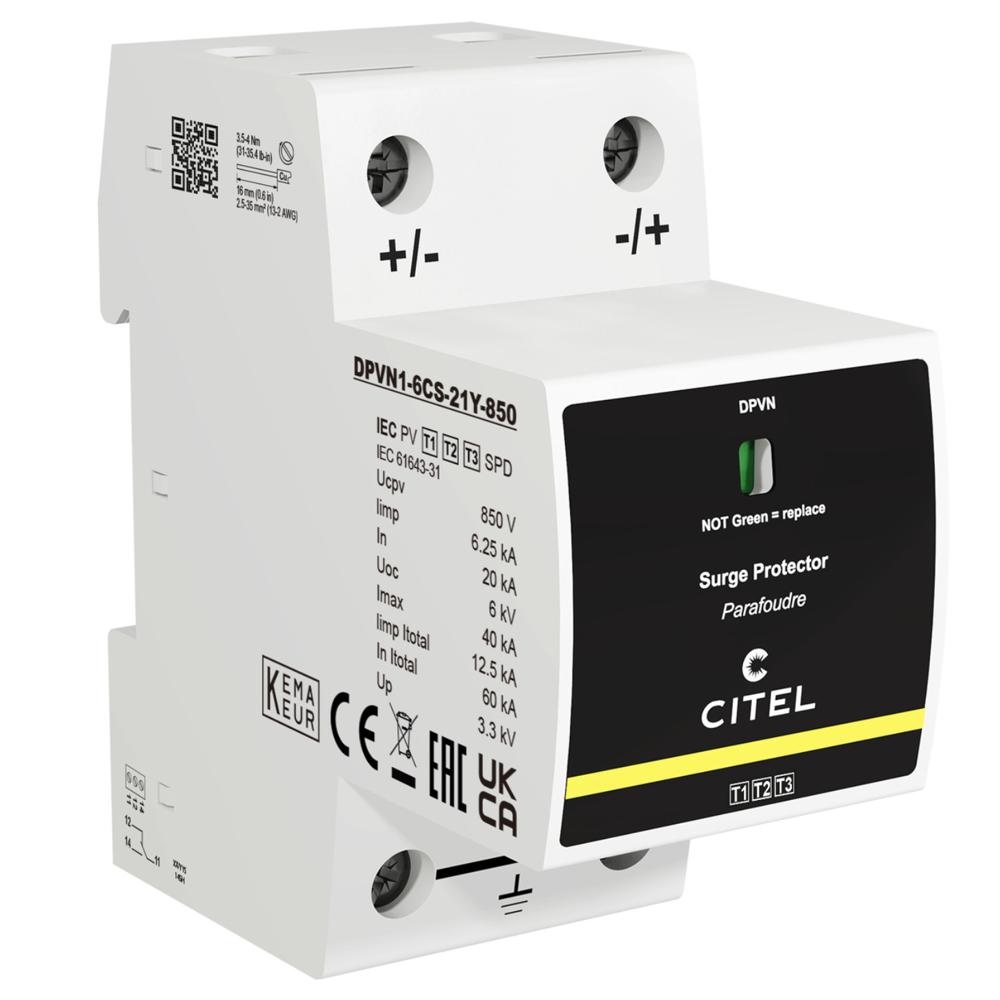 Устройство защиты от импульсных перенапряжений УЗИП CITEL DPVN1-6CS-21Y-850 (65212104)