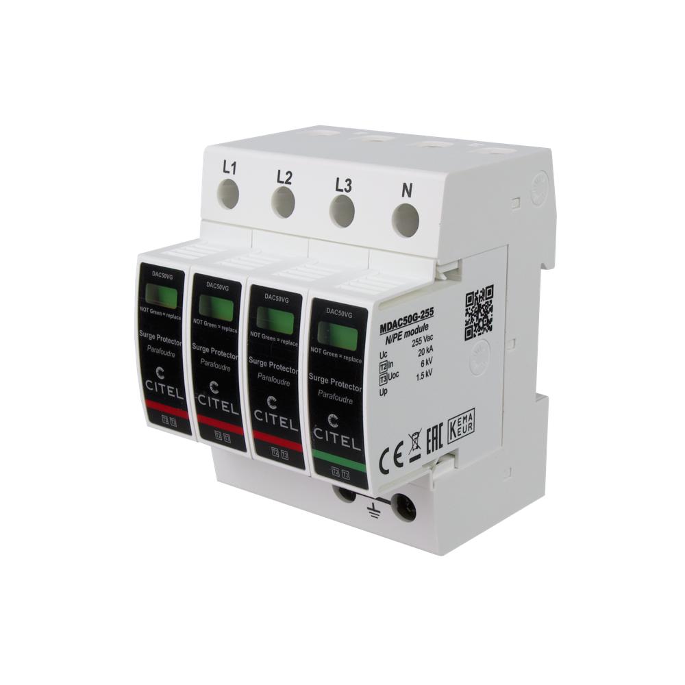 Устройство защиты от импульсных перенапряжений УЗИП CITEL DAC50VGS-31-275 (821130244)