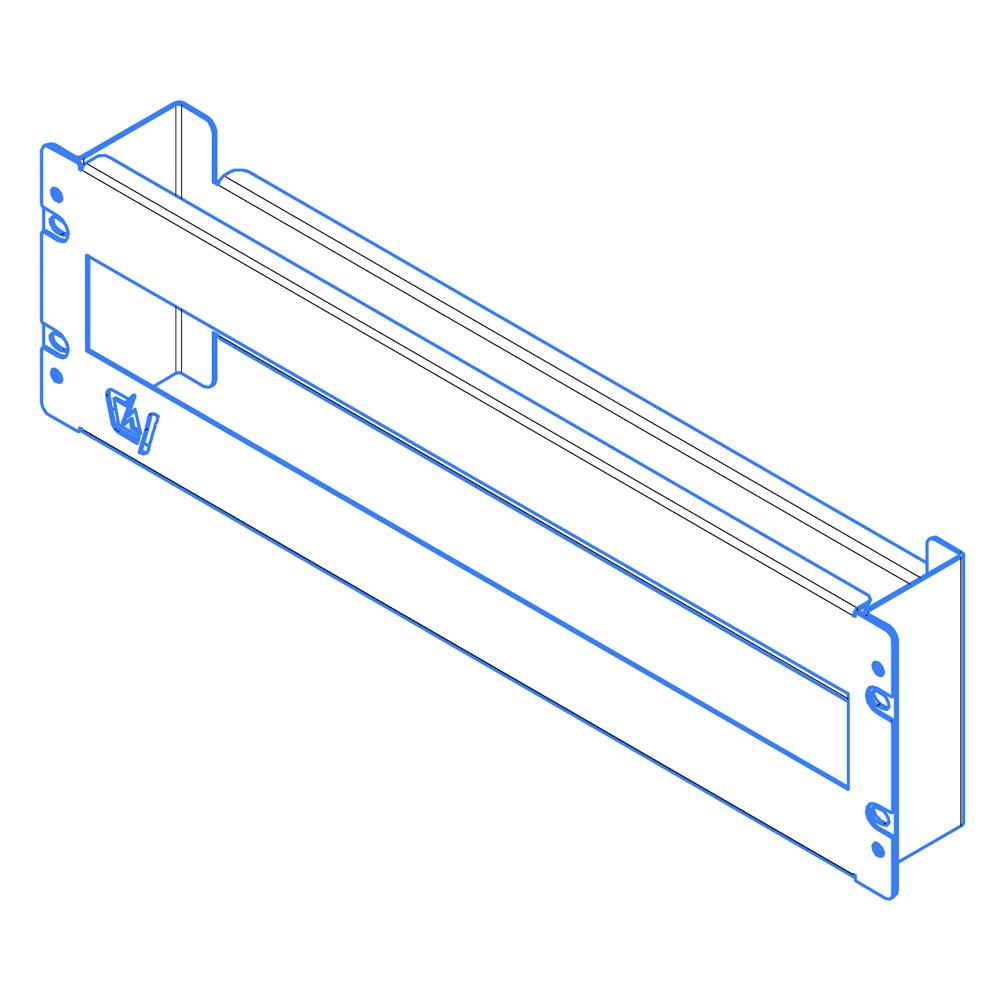 Панель распределительная 19.ПР.00.3U, высота 3U (199899)
