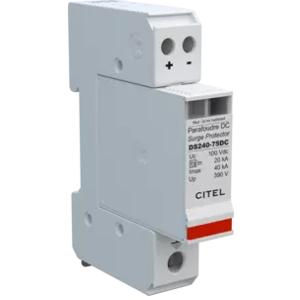 УЗИП CITEL DS240-75DC (310601), 2-полюсный, защита сети 75В постоянного тока